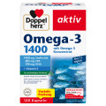 DOPPELHERZ Omega-3 1.400 Kapseln