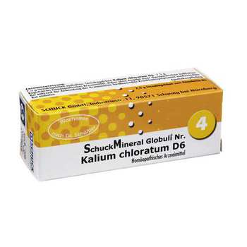 SCHUCKMINERAL Globuli 4 Kalium chloratum D6