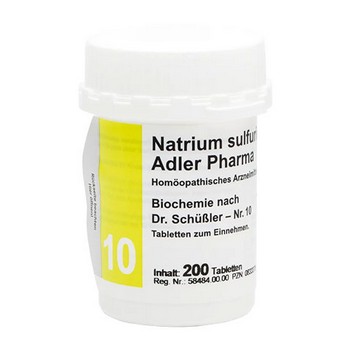 BIOCHEMIE Adler 10 Natrium sulfuricum D 6 Tabl.