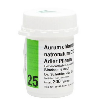 BIOCHEMIE Adler 25 Aurum chloratum natr.D 12 Tabl.