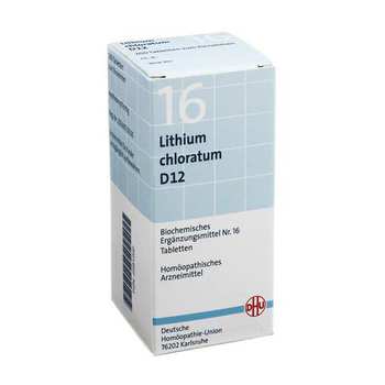 BIOCHEMIE DHU 16 Lithium chloratum D 12 Tabletten