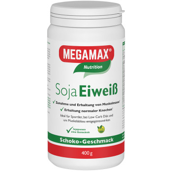 MEGAMAX Soja Eiweiß Schoko Pulver