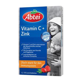 ABTEI Vitamin C plus Zink Lutschtabletten