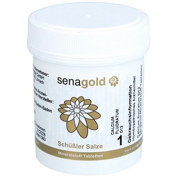 Schüssler Salz Nr. 1 Calcium fluoratum D 12 (BIOCHEMIE Senagold) Tabletten