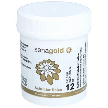 Schüssler Salz Nr. 12 Calcium sulfuricum D 6 (BIOCHEMIE Senagold) Tabletten