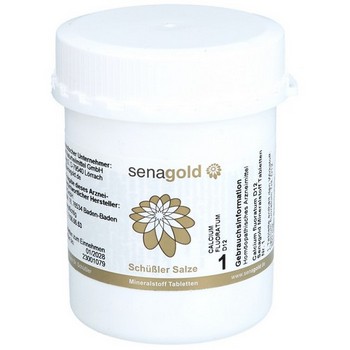 Schüssler Salz Nr. 1 Calcium fluoratum D 12 (BIOCHEMIE Senagold) Tabletten