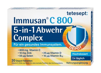 TETESEPT Immusan C 800 5in1 Abwehr Complex Tabl.