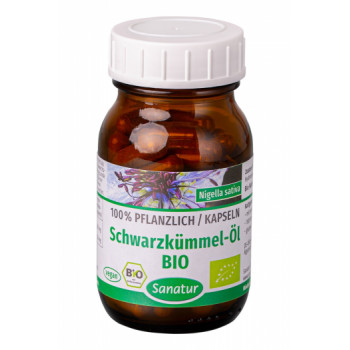 SCHWARZKÜMMELÖL Bio 100% pflanzlich Kapseln
