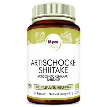ARTISCHOCKE SHIITAKE Bio Pilzpulver-Mischung Kaps.
