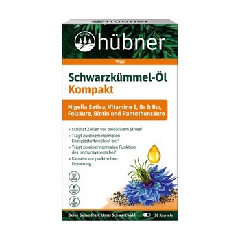 HÜBNER Schwarzkümmel-Öl Kompakt Kapseln