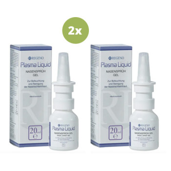 PLASMA LIQUID Set mit 2x Nasensprüh-Gel