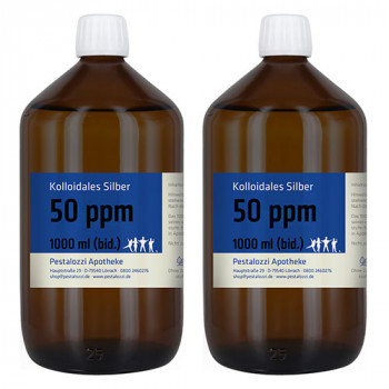 Kolloidales Silber bidest. (Silberwasser) 50 ppm